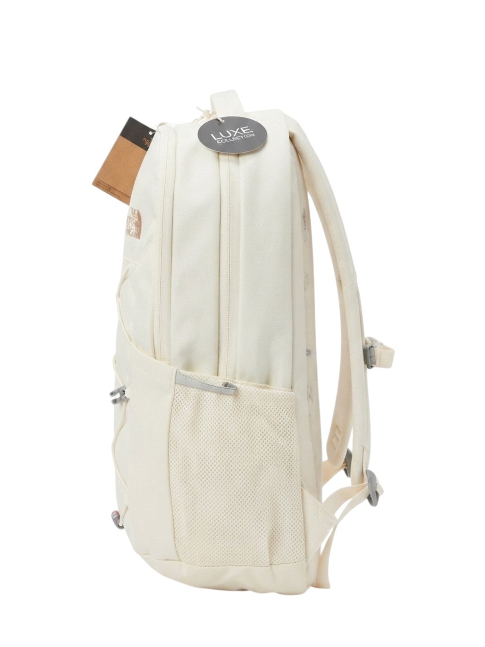 The North Face Women's Jester Luxe Backpack Gardenia White Laptop Bag, School - Picture 3 of 11